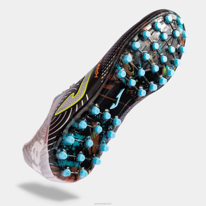 Joma 82P4R589 الفضة السوداء حذاء كرة القدم xpander 23 عشب صناعي