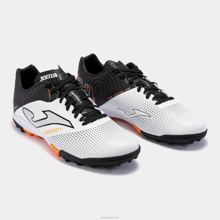 Joma 82P4R604 أبيض أسود حذاء كرة القدم xpander 23 turf