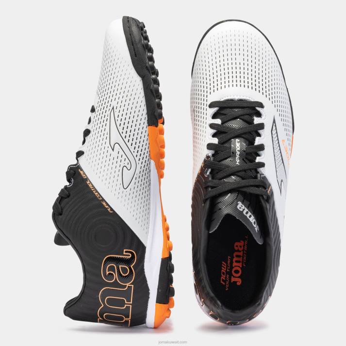 Joma 82P4R604 أبيض أسود حذاء كرة القدم xpander 23 turf