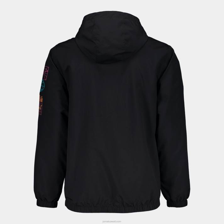 Joma 82P4R608 أسود سترة ضوء الشارع الحضري رجال