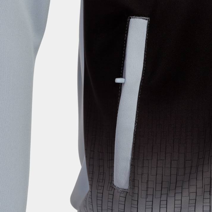 Joma 82P4R617 السماء الزرقاء السوداء جاكيت بغطاء رأس Tiger v رجال