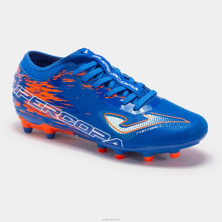 Joma 82P4R619 المرجان الأزرق الملكي حذاء كرة القدم supercopa 23 firm ground fg