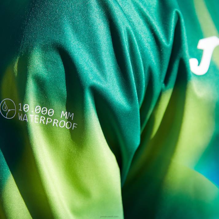 Joma 82P4R633 أخضر سترة المطر r- درب الطبيعة رجال