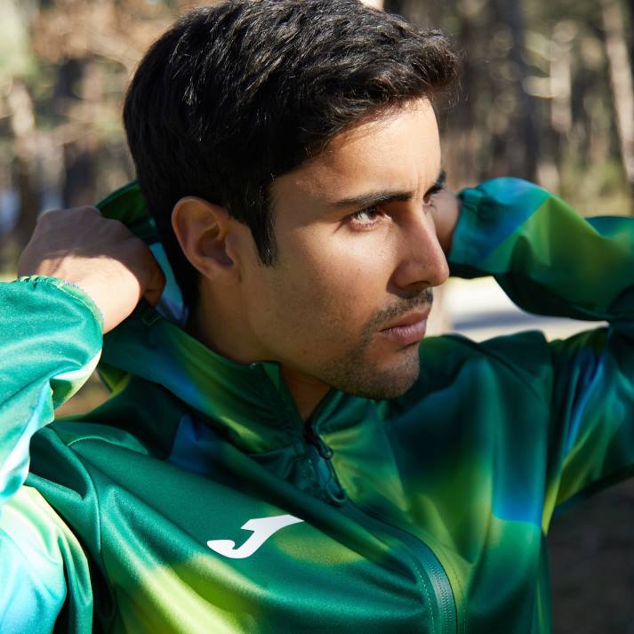 Joma 82P4R633 أخضر سترة المطر r- درب الطبيعة رجال