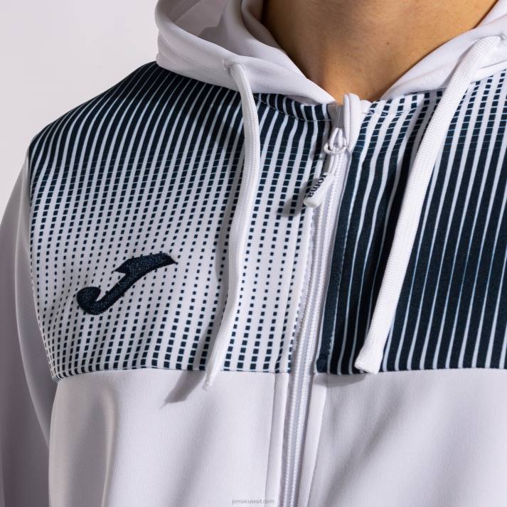 Joma 82P4R658 أبيض كحلي سترة مقنعين صديقة للبيئة سوبرنوفا رجال