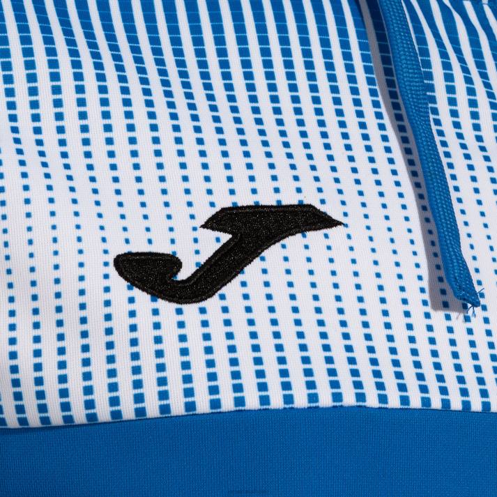 Joma 82P4R661 أزرق ملكي أبيض سترة مقنعين صديقة للبيئة سوبرنوفا رجال