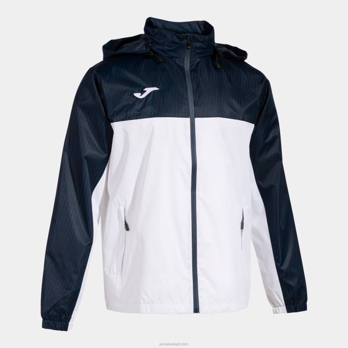 Joma 82P4R669 أبيض كحلي Rainjacket مونتريال رجال
