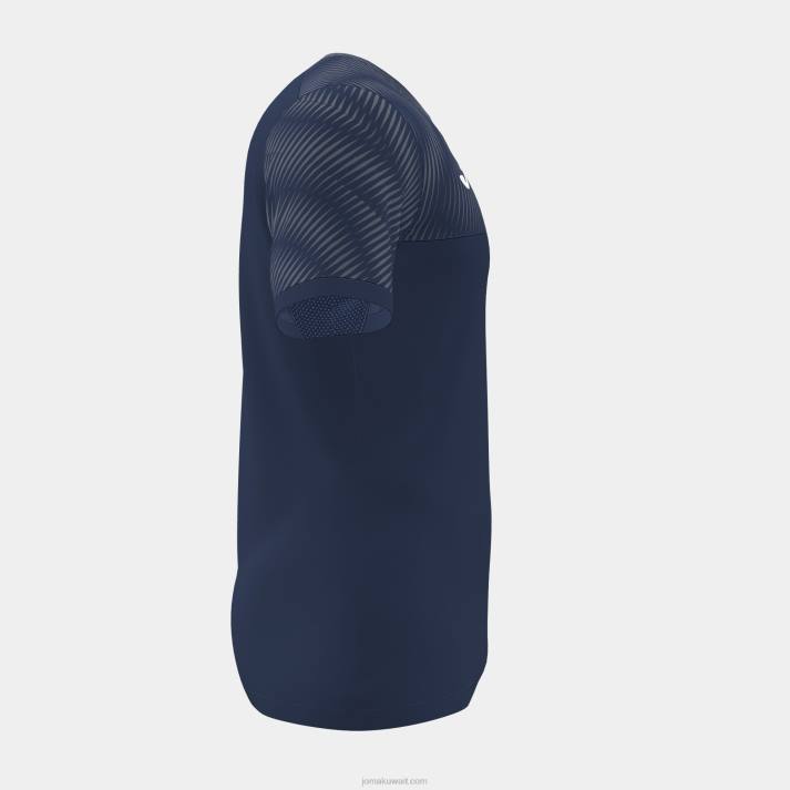 Joma 82P4R672 الأزرق الداكن قميص قصير الأكمام مونتريال رجال