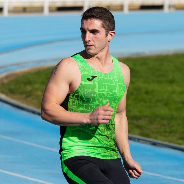 Joma 82P4R673 أسود أخضر نيون النخبة من الدبابات الثامن رجال