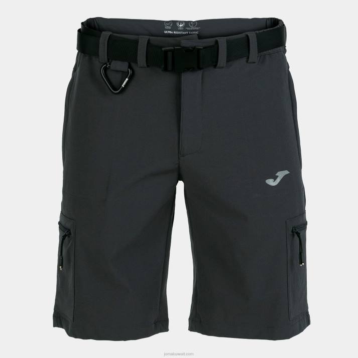 Joma 82P4R675 الرمادي الداكن مستكشف شورت برمودا رجال