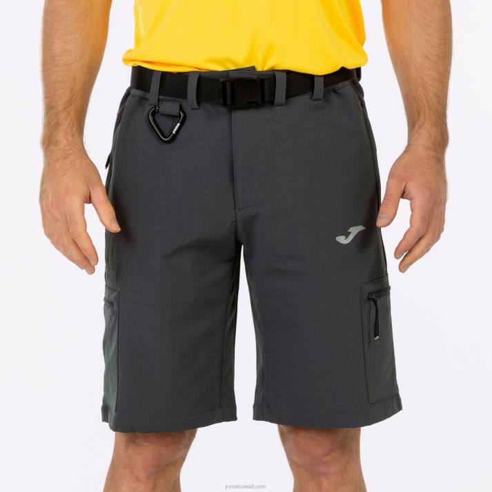 Joma 82P4R675 الرمادي الداكن مستكشف شورت برمودا رجال