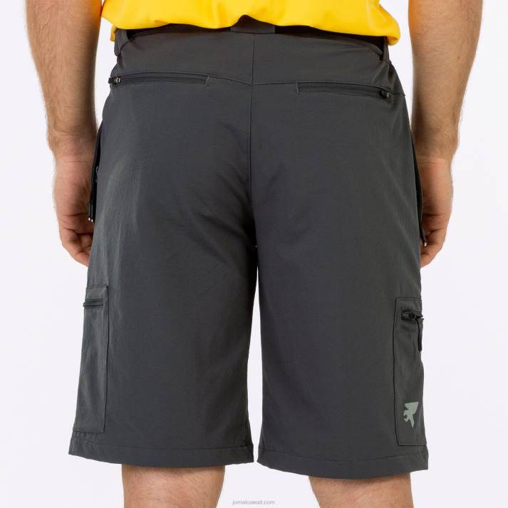 Joma 82P4R675 الرمادي الداكن مستكشف شورت برمودا رجال