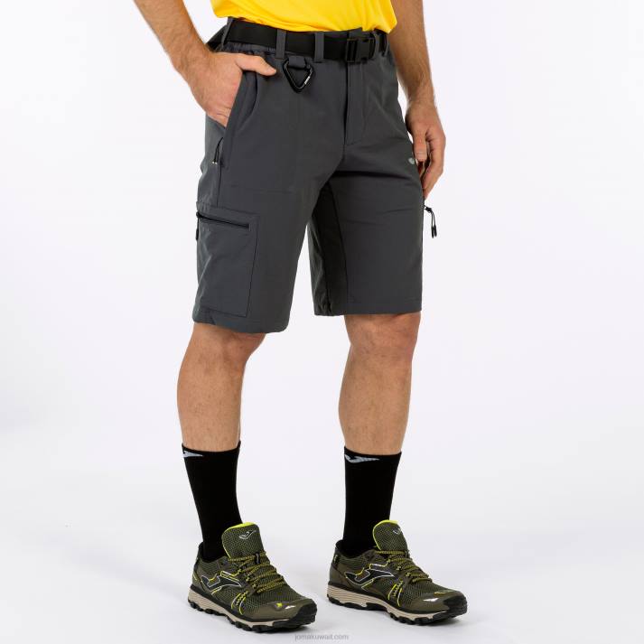 Joma 82P4R675 الرمادي الداكن مستكشف شورت برمودا رجال