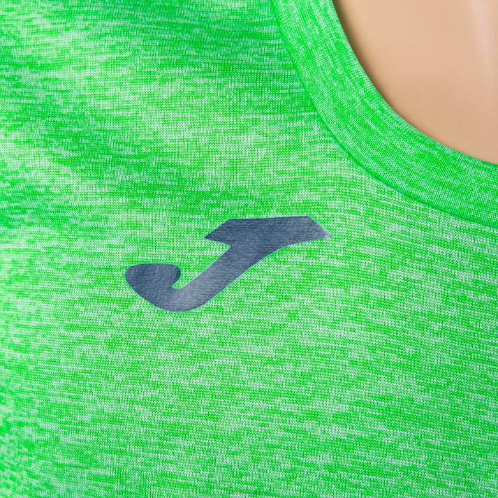 Joma 82P4R684 الفلورسنت الأخضر مزيج من الرمادي والأزرق الداكن قميص قصير الأكمام escanu رجال