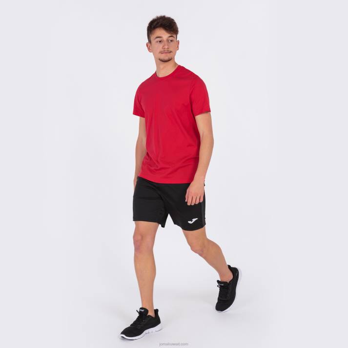 Joma 82P4R687 أحمر قميص قصير الاكمام صحراوي رجال