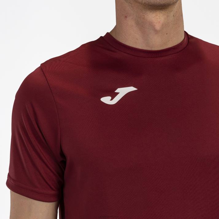 Joma 82P4R688 بورجوندي قميص قصير الأكمام كومبي رجال