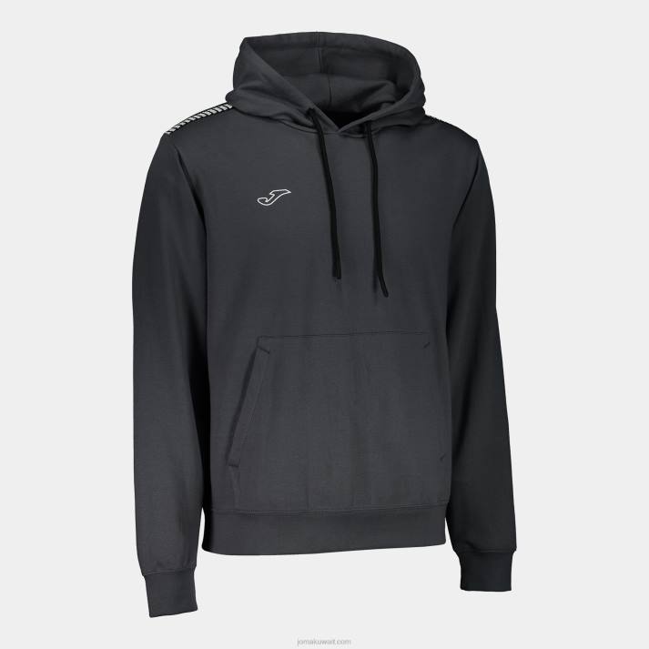 Joma 82P4R69 الرمادي الداكن سترة مقنعين الشارع الحضري رجال