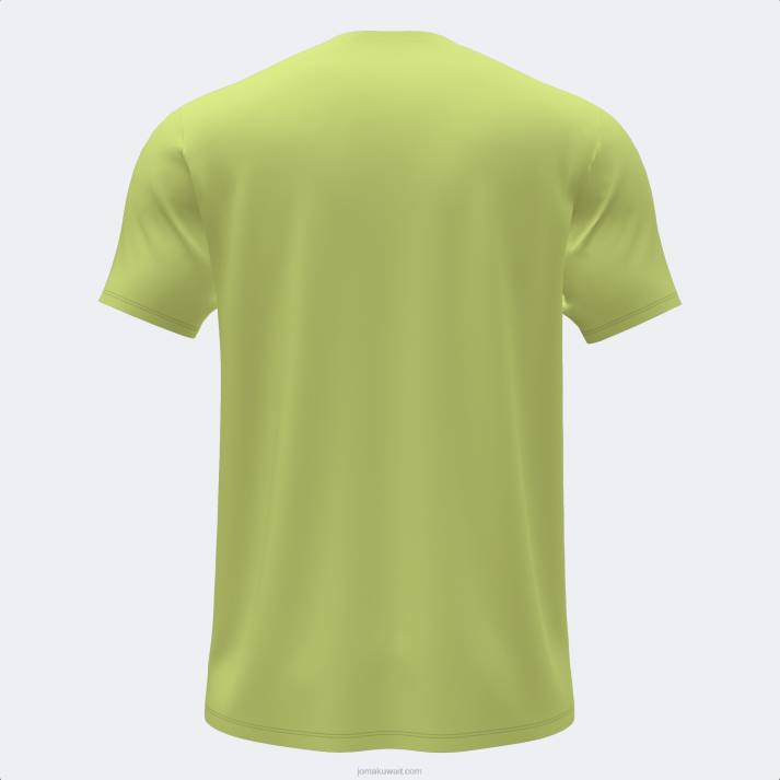 Joma 82P4R693 أصفر قميص قصير الاكمام كاليفورنيا رجال