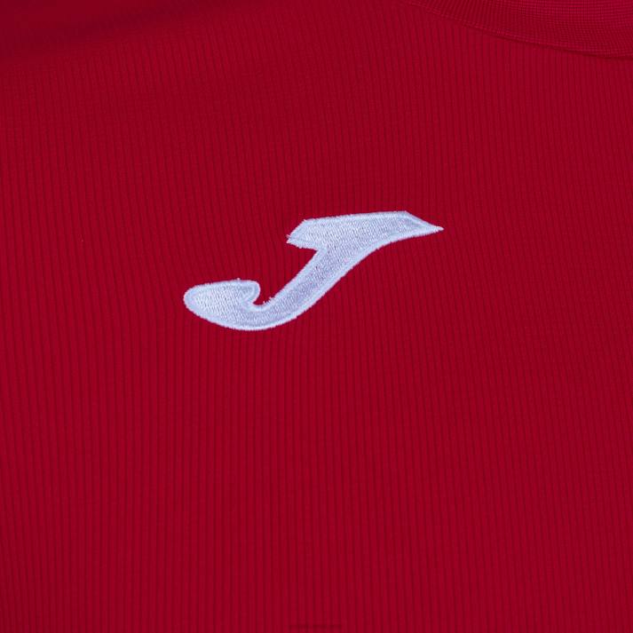 Joma 82P4R699 أحمر قميص بأكمام قصيرة الحرم الجامعي ثالثا رجال
