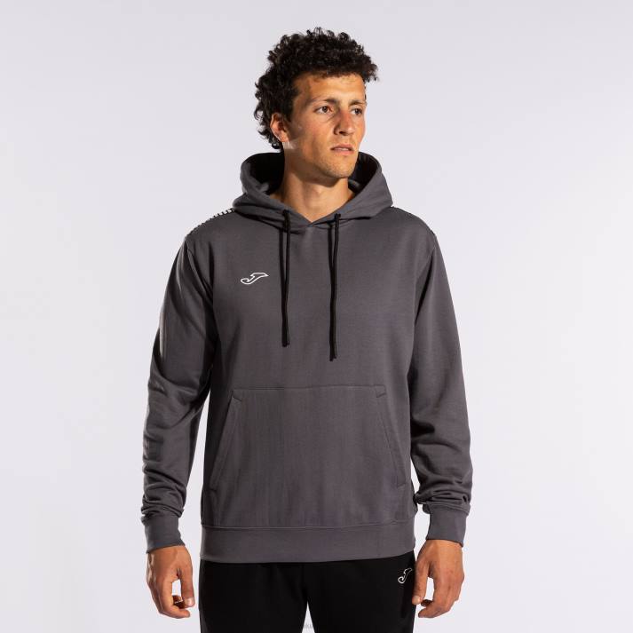 Joma 82P4R69 الرمادي الداكن سترة مقنعين الشارع الحضري رجال