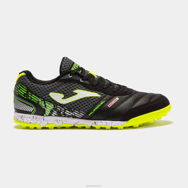 Joma 82P4R6 أسود حذاء كرة القدم مونديال 22 تيرف