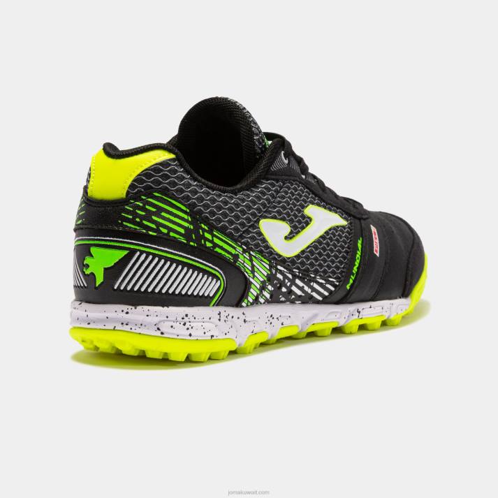 Joma 82P4R6 أسود حذاء كرة القدم مونديال 22 تيرف