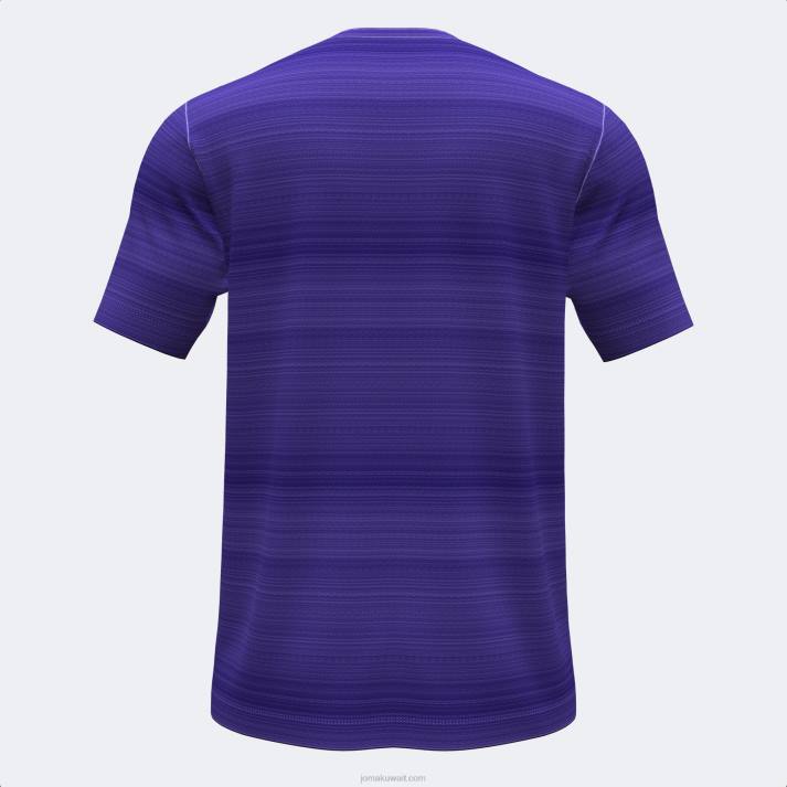 Joma 82P4R709 أرجواني قميص بأكمام قصيرة grafity iii رجال