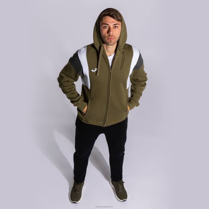 Joma 82P4R713 الكاكي جاكيت مقنع مريح III رجال