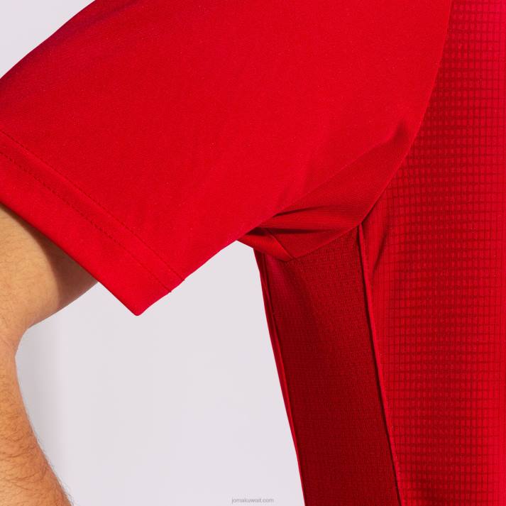 Joma 82P4R719 أحمر قميص قصير الأكمام inter ii رجال