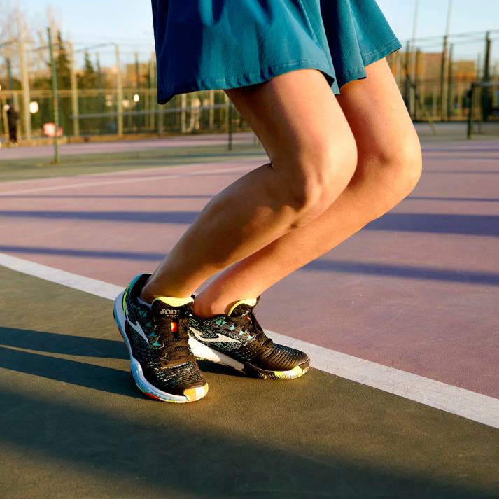 Joma 82P4R72 أسود مكس أخضر نقطة الأحذية 22 محكمة صلبة