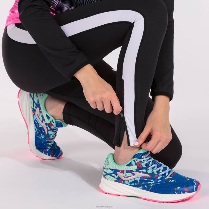 Joma 82P4R730 أسود أبيض لباس ضيق طويل النخبة السابع