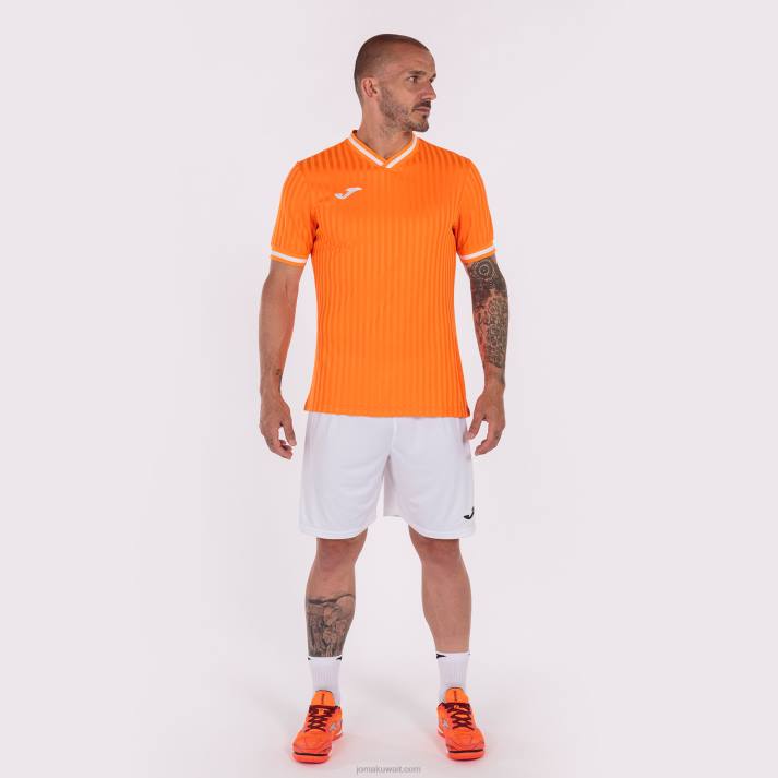 Joma 82P4R739 البرتقالي قميص قصير الأكمام toletum iii رجال