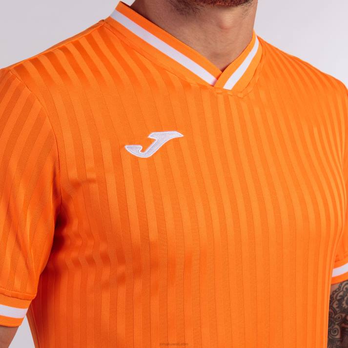 Joma 82P4R739 البرتقالي قميص قصير الأكمام toletum iii رجال