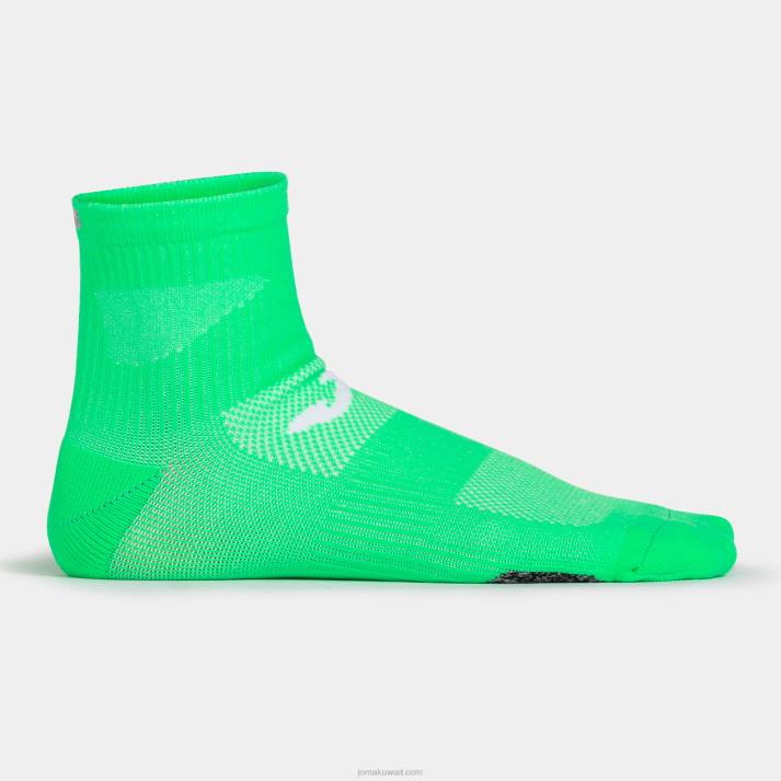 Joma 82P4R73 الفلورسنت الأخضر الرمادي والأصفر تشغيل الجوارب ليلا