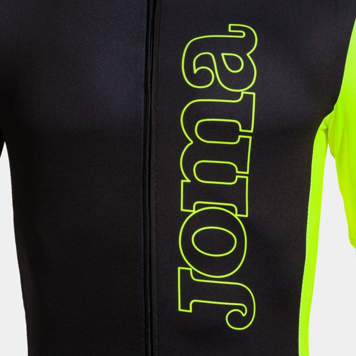 Joma 82P4R742 أسود أصفر فلوري جيرسي الدراجات كرونو