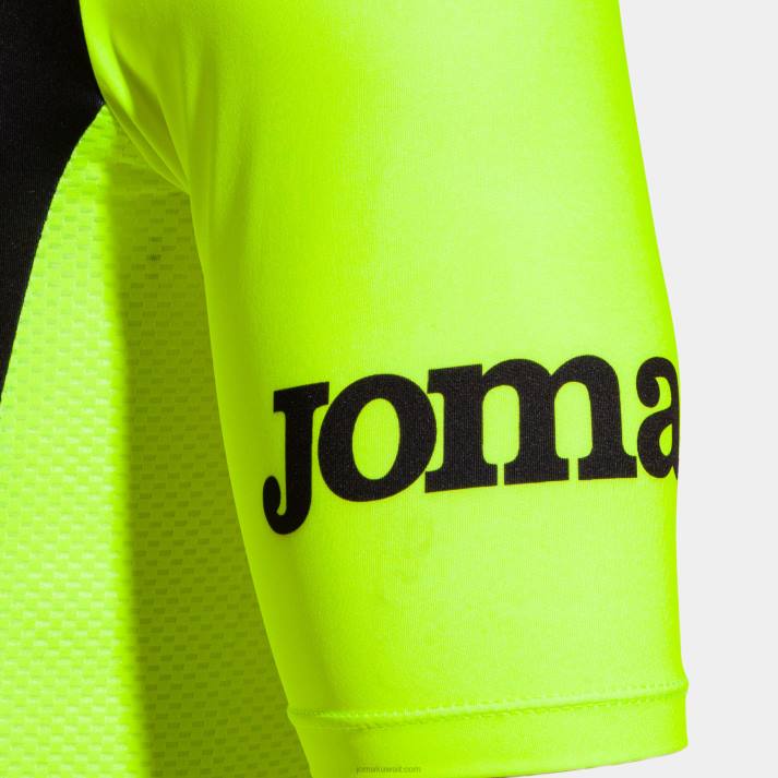 Joma 82P4R742 أسود أصفر فلوري جيرسي الدراجات كرونو