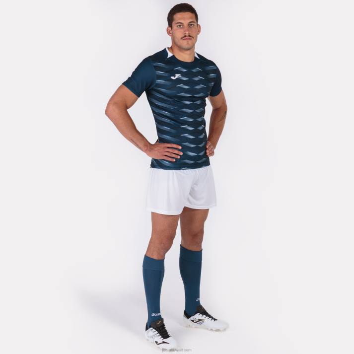 Joma 82P4R749 الأزرق الداكن قميص قصير الأكمام myskin الثاني رجال