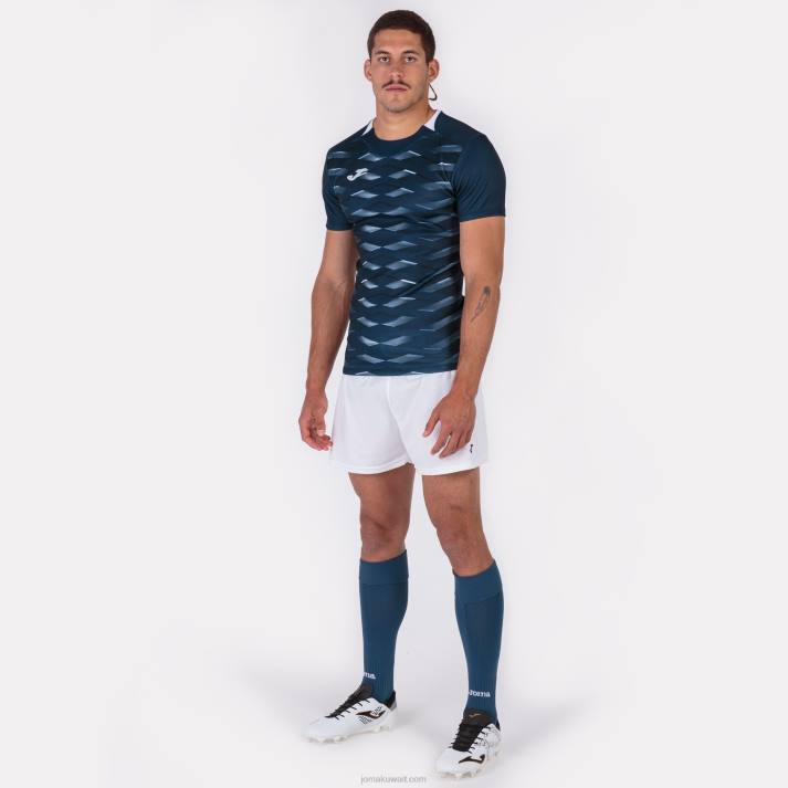 Joma 82P4R749 الأزرق الداكن قميص قصير الأكمام myskin الثاني رجال