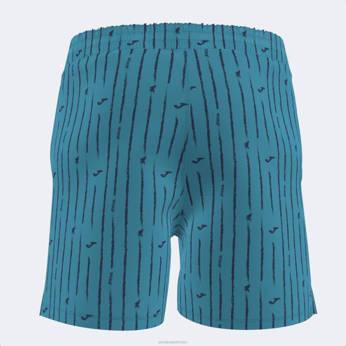 Joma 82P4R74 أزرق خط جذوع السباحة رجال