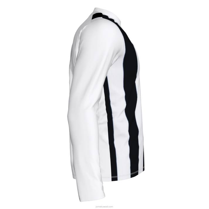Joma 82P4R752 أبيض أسود قميص طويل الأكمام inter رجال