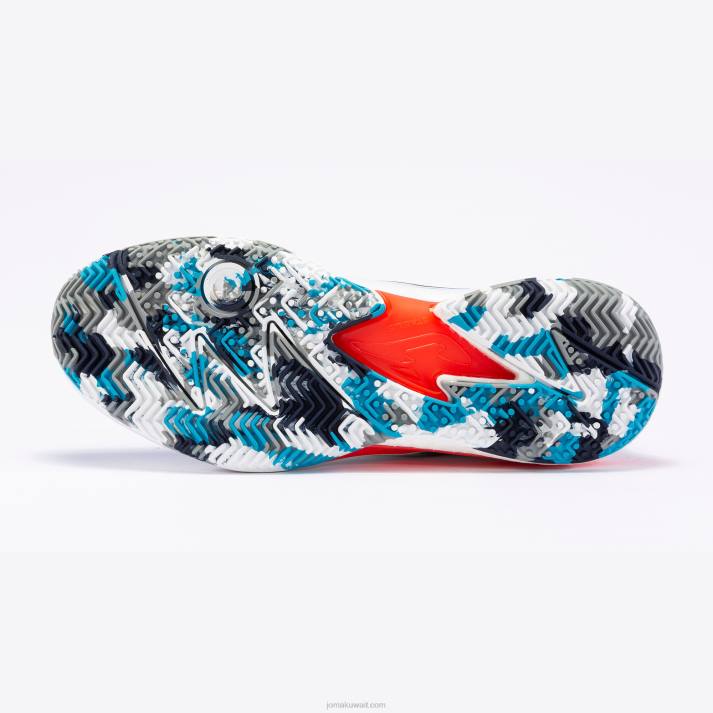 Joma 82P4R75 أزرق ملكي أبيض أحذية تي تدور 23 طين رجال