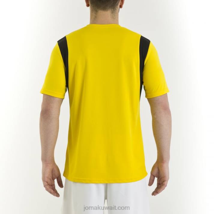 Joma 82P4R772 أصفر قميص دينامو كم قصير رجال