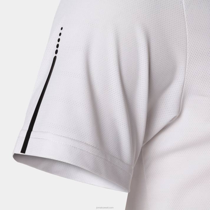 Joma 82P4R775 أبيض قميص بولو قصير الأكمام تورنيو رجال