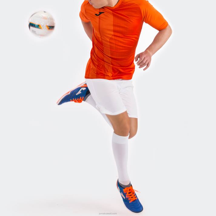 Joma 82P4R776 البرتقالي قميص نمر كم قصير رجال