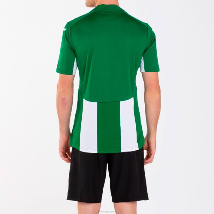 Joma 82P4R787 أبيض أخضر قميص بيزا كم قصير رجال