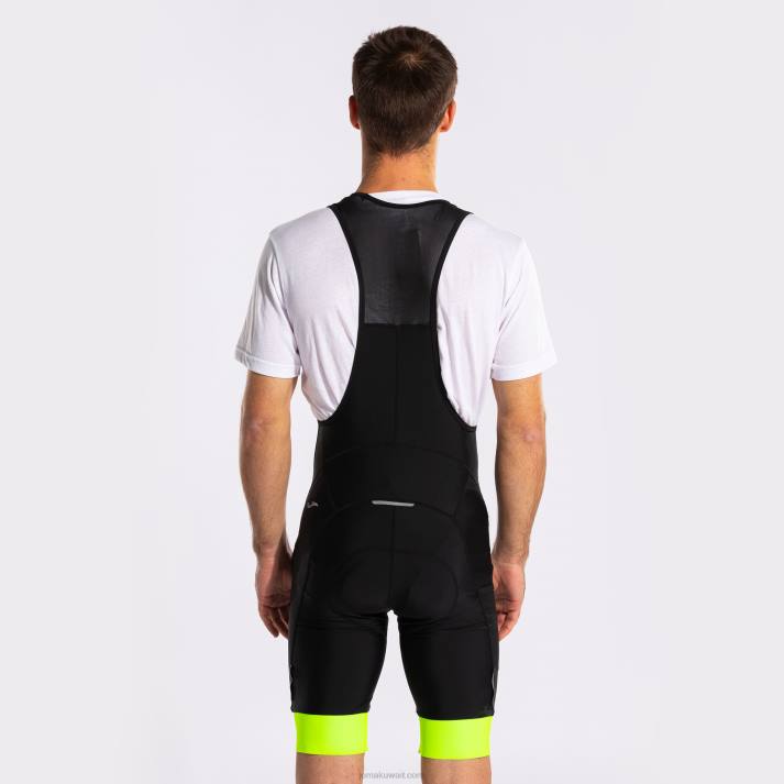 Joma 82P4R790 أسود أصفر فلوري شورت ركوب الدراجات كرونو رجال