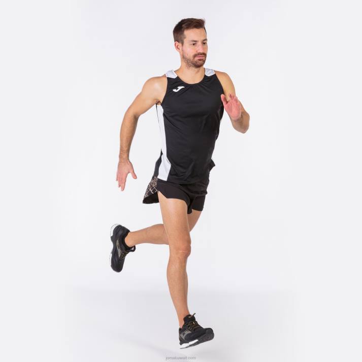 Joma 82P4R809 أسود أبيض أعلى سجل للدبابات الثاني رجال