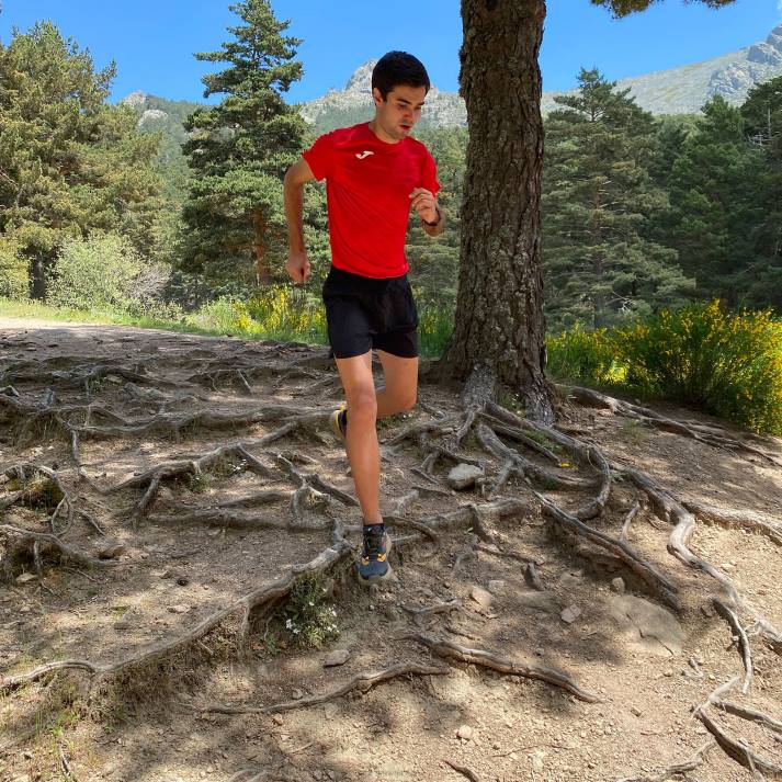 Joma 82P4R812 أحمر قميص قصير الأكمام سجل الثاني رجال