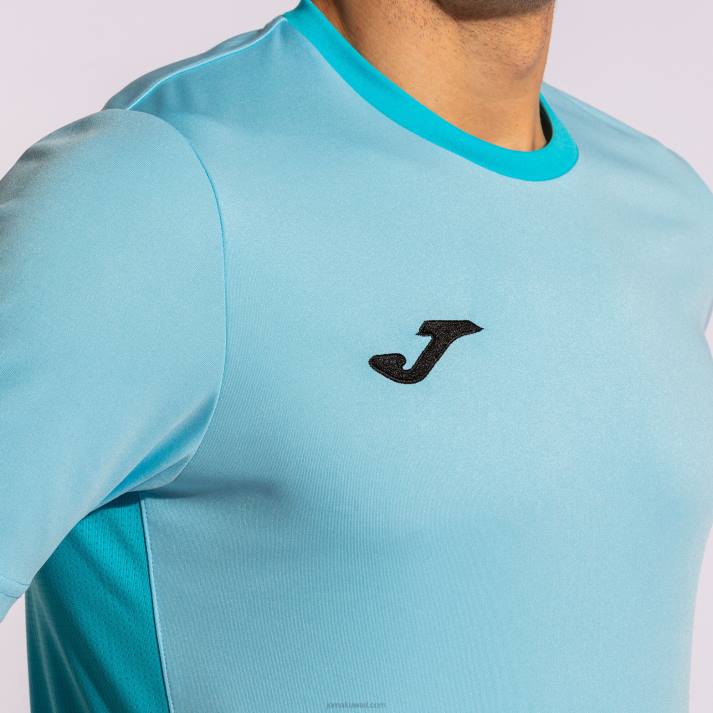 Joma 82P4R813 السماء الزرقاء قميص قصير الأكمام الفائز الثاني رجال
