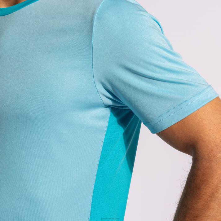 Joma 82P4R813 السماء الزرقاء قميص قصير الأكمام الفائز الثاني رجال